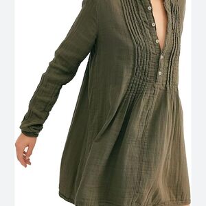 Olive Green Women's Dress
